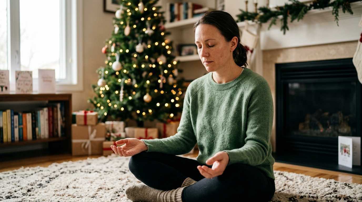 Visualizing Serenity: Guided Imagery Practices to Ease Christmas Morning Anxiety