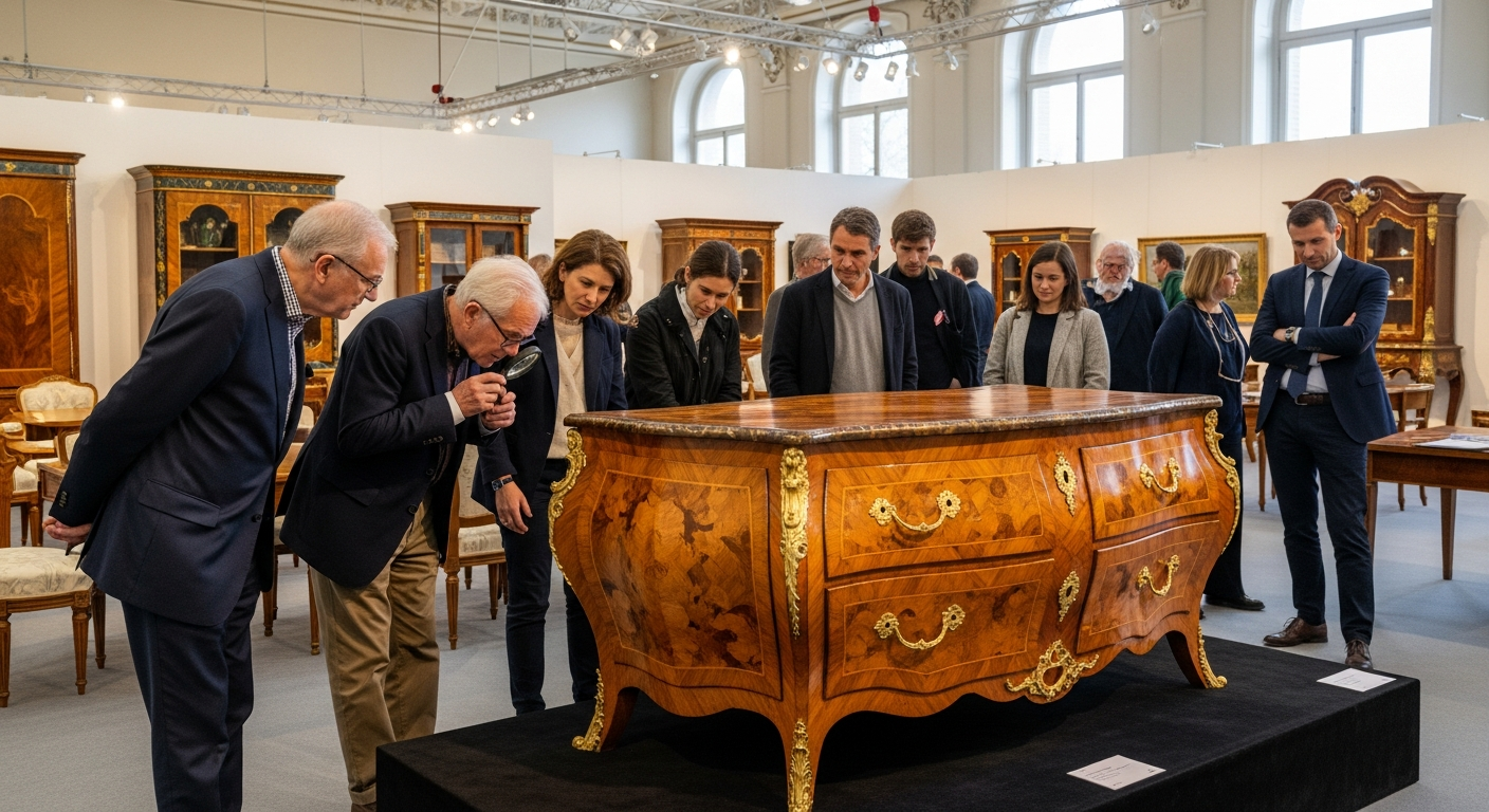 Παγκόσμια δυναμική της αγοράς για έπιπλα αντίκες.