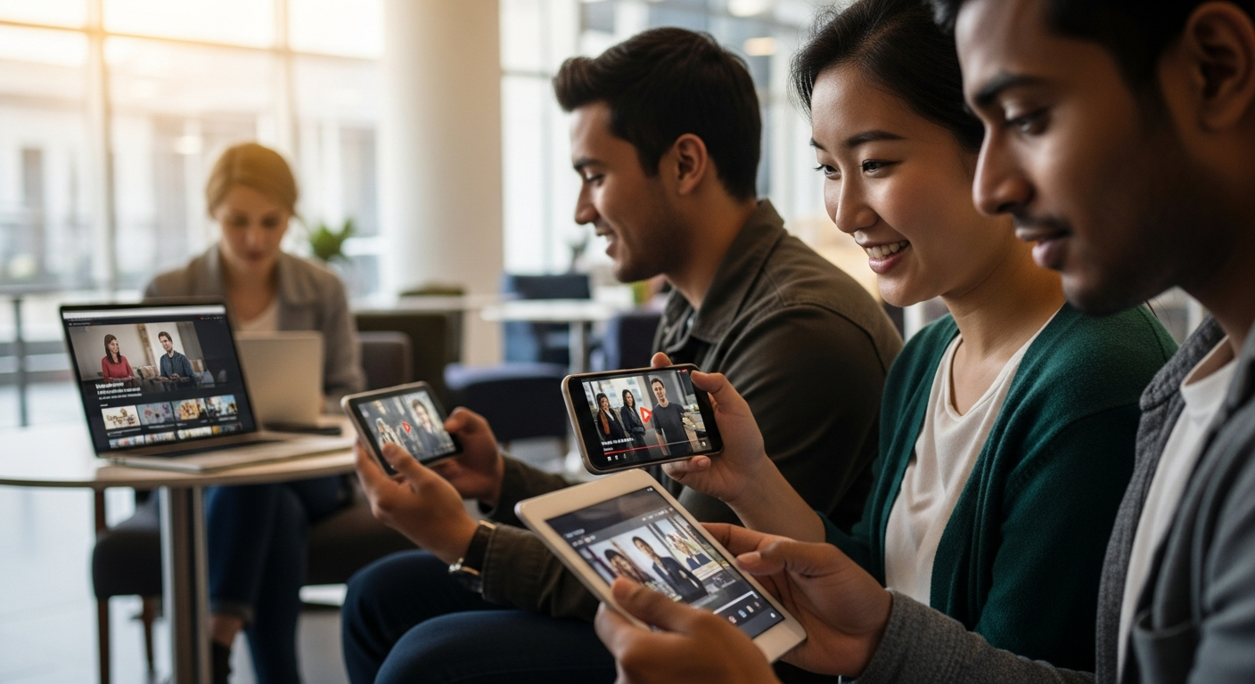 L'évolution de la consommation vidéo à travers le monde