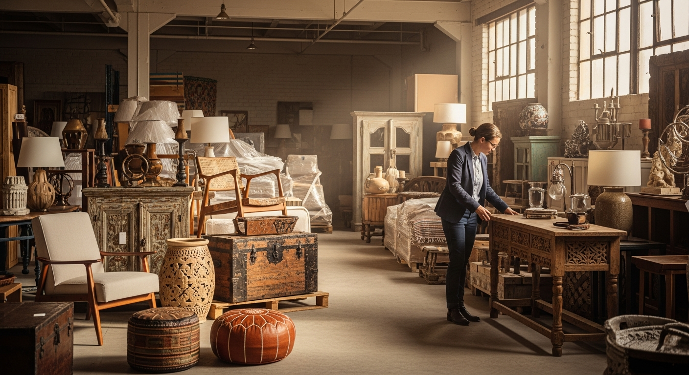 Αναζητώντας μοναδικά έπιπλα από διεθνείς πηγές