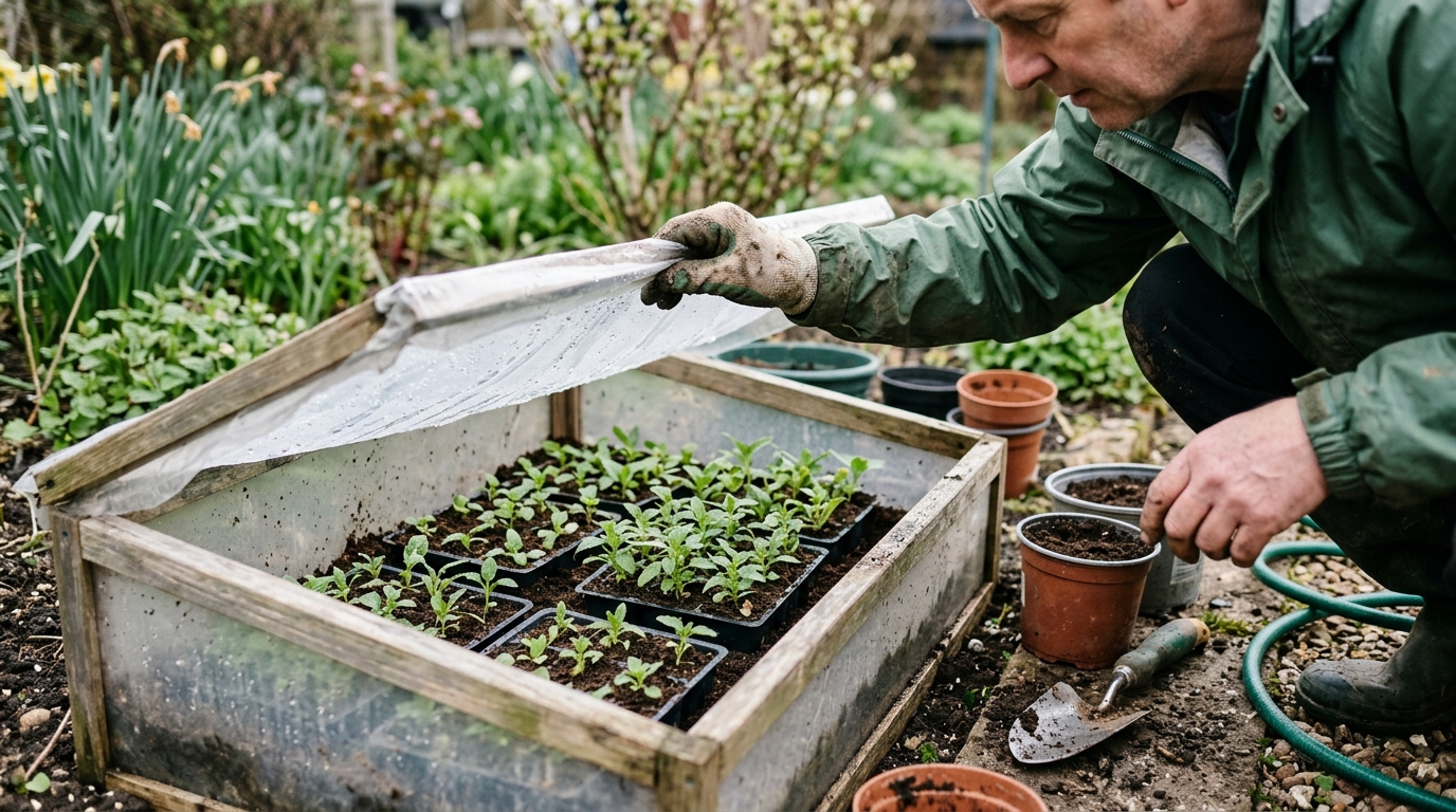 Wilko Cold Frame Rescued 60 Antirrhinum Plugs Through a Late April Frost