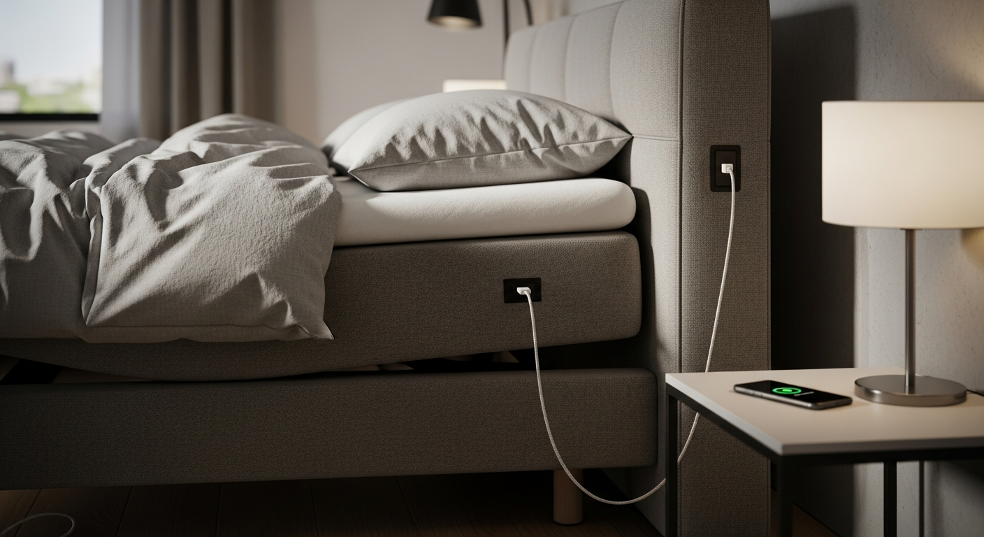 ราคาเตียงปรับระดับที่มาพร้อมพอร์ตชาร์จยูเอสบีในตัว