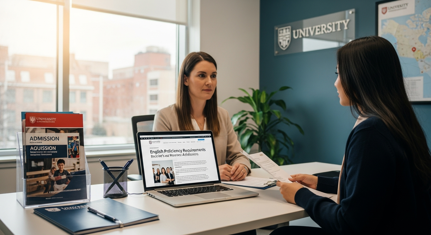 학사 및 석사 과정 입학을 위한 영어 성적 기준