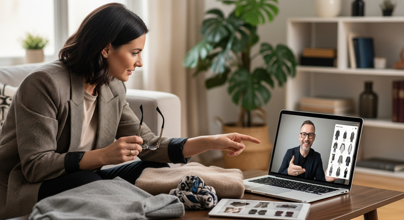 Explora las tendencias de moda con asistencia virtual