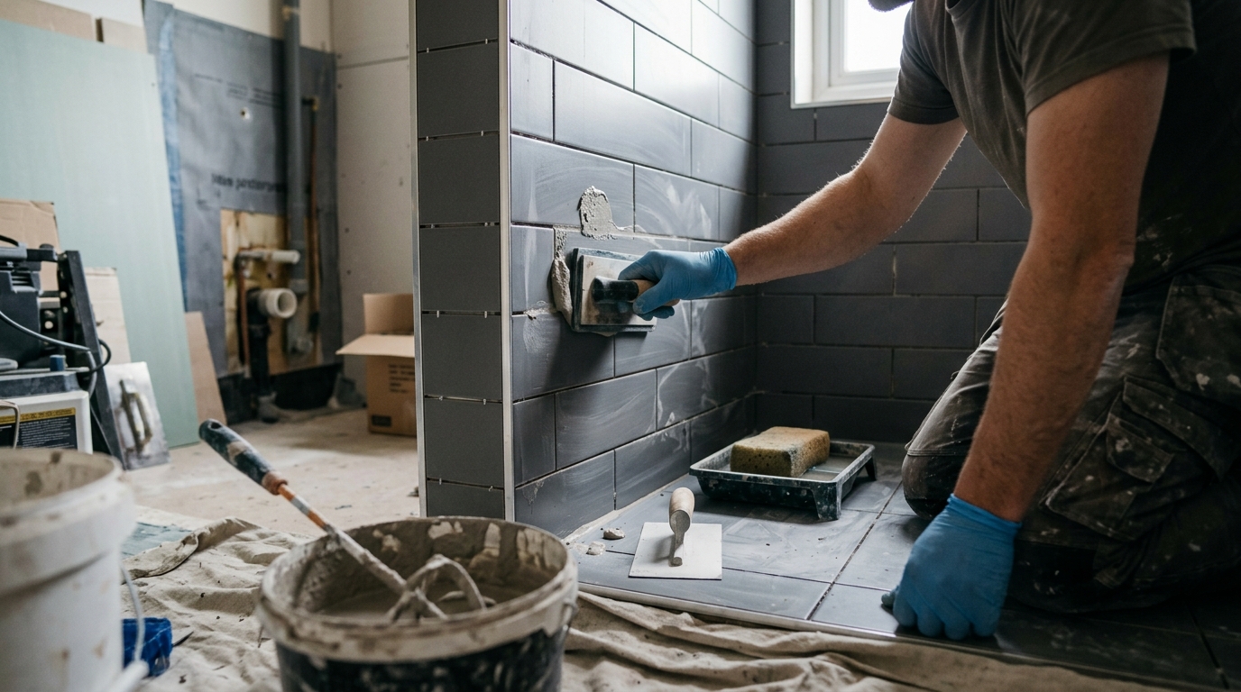 Grout a Wet Room With Mapei Ultracolor Plus in 6 Steps for a Mould-Resistant Joint