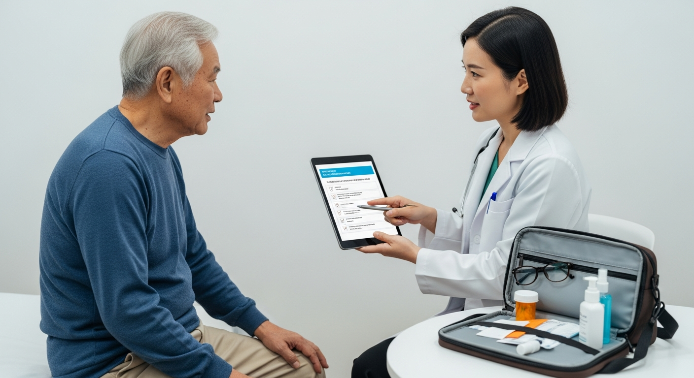 ขั้นตอนการเตรียมตัวก่อนเดินทางไกลด้วยเครื่องบินของผู้สูงอายุ