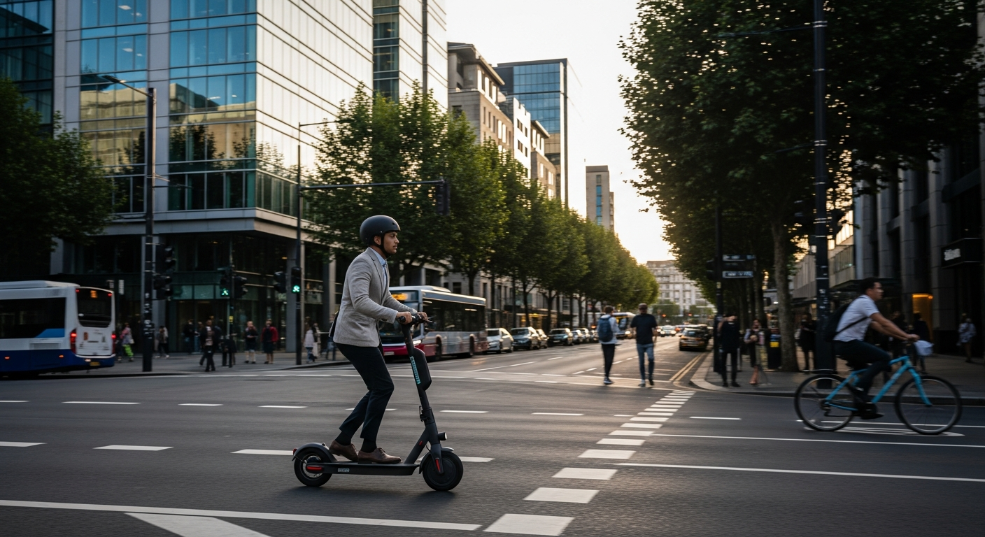 Πλεονεκτήματα αστικής μετακίνησης με ηλεκτρικά σκούτερ.