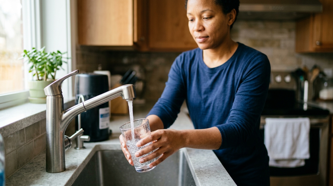 Sauberes Trinkwasser im eigenen Haushalt nutzen