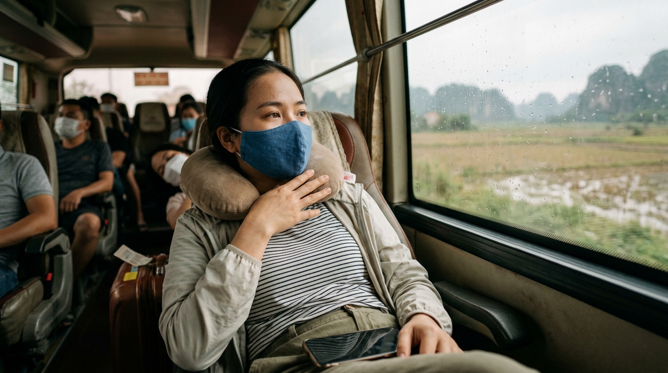 Bảo vệ sức khỏe phổi khi di chuyển xa