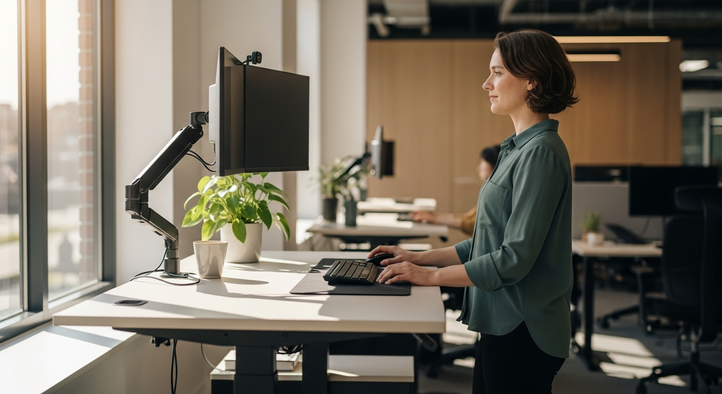 En hälsosam arbetsdag börjar med rätt utrustning.