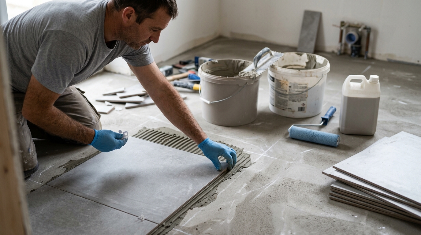 Ardex X 7 G Plus vs Mapei Adesilex P9 for Fixing Ceramic Over Anhydrite Screed