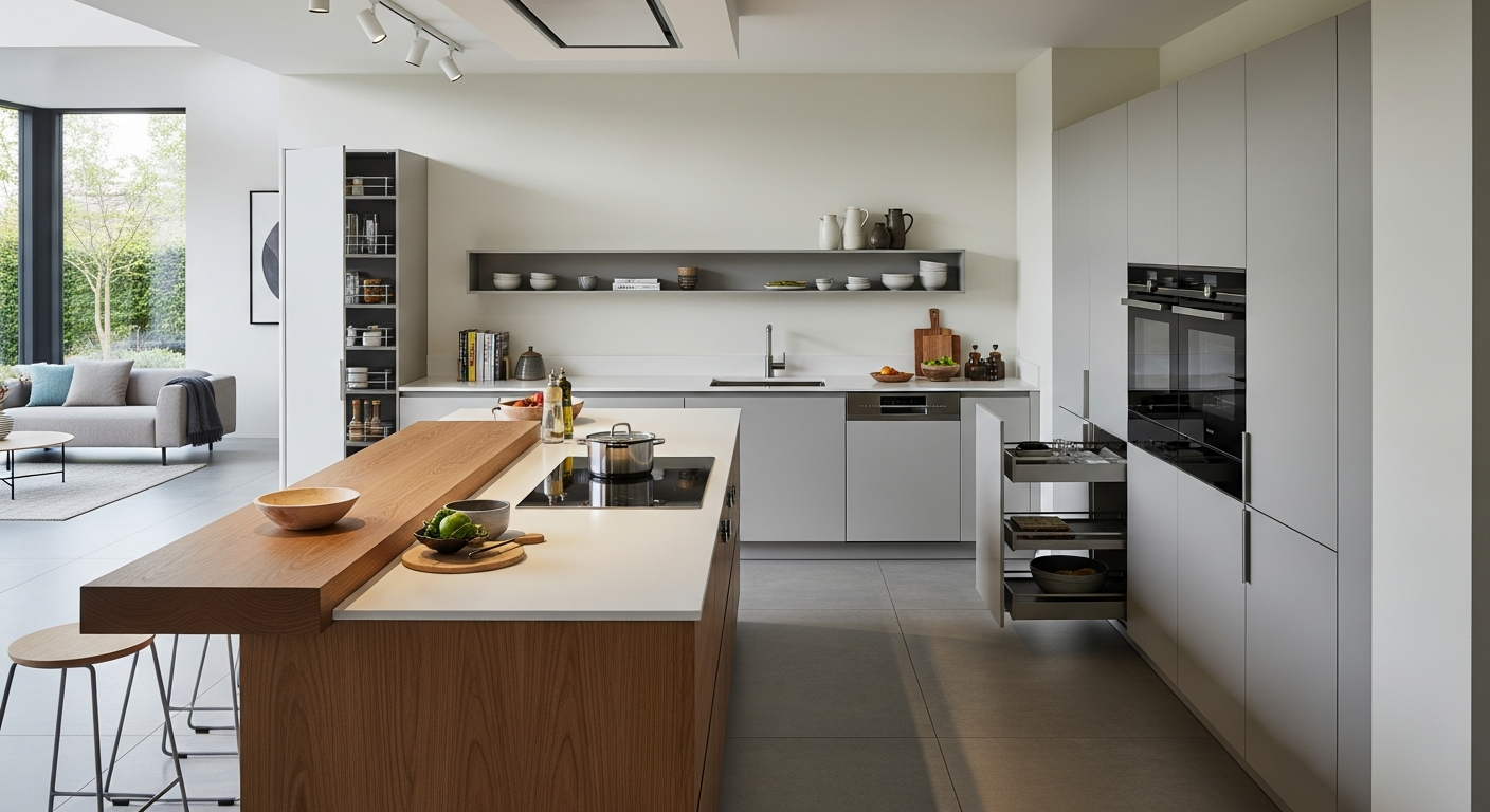 Καινοτόμες ιδέες για τη διάταξη της κουζίνας