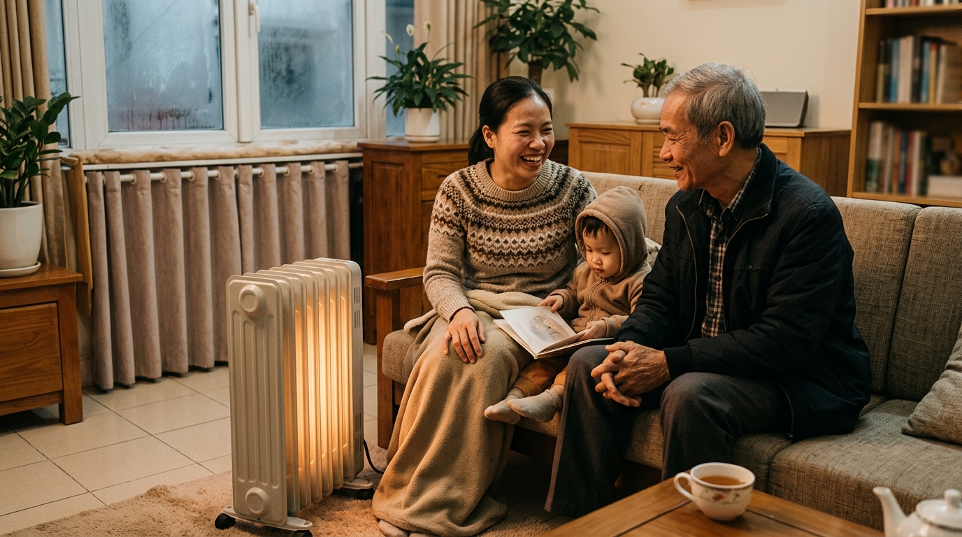 Cách duy trì nhiệt độ ấm áp trong phòng