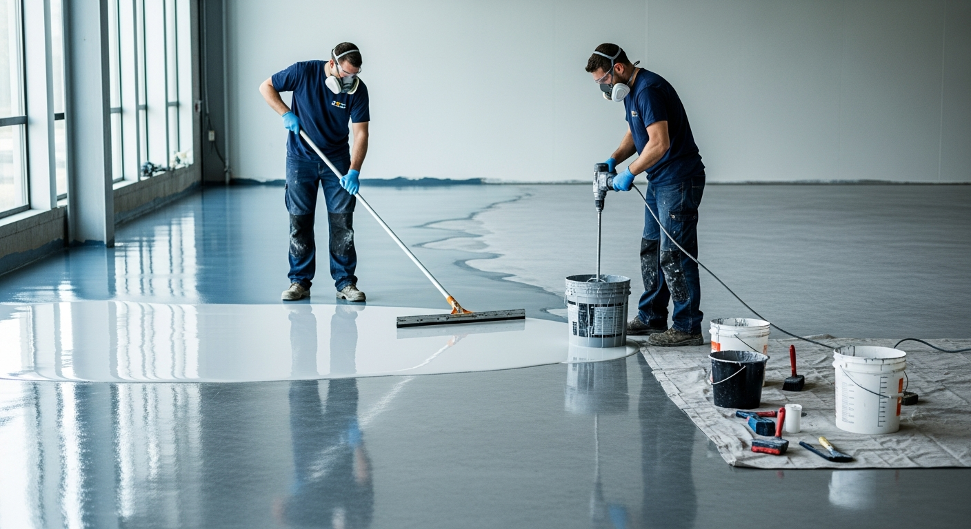 Ανακαλύψτε το κόστος εγκατάστασης εποξειδικών δαπέδων.