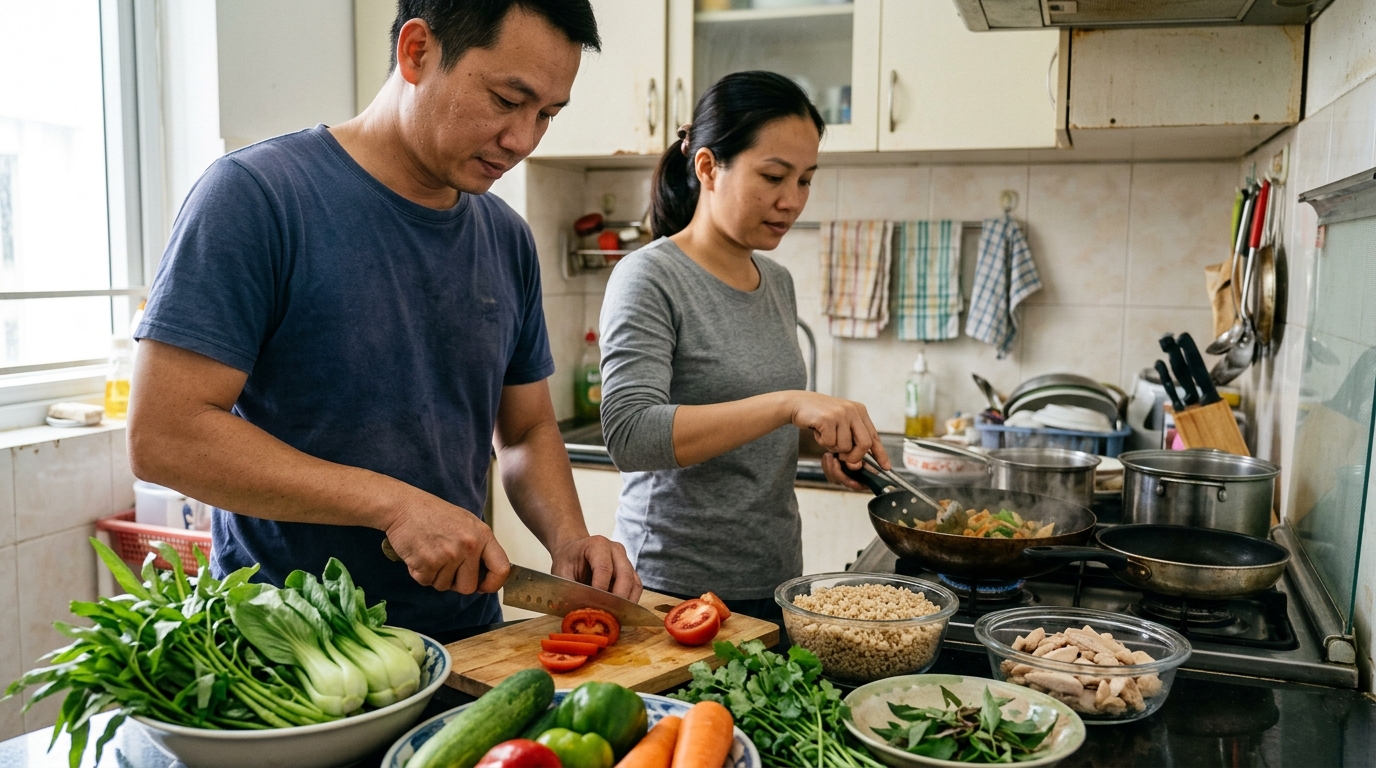 Chế độ dinh dưỡng cân bằng cho cơ thể