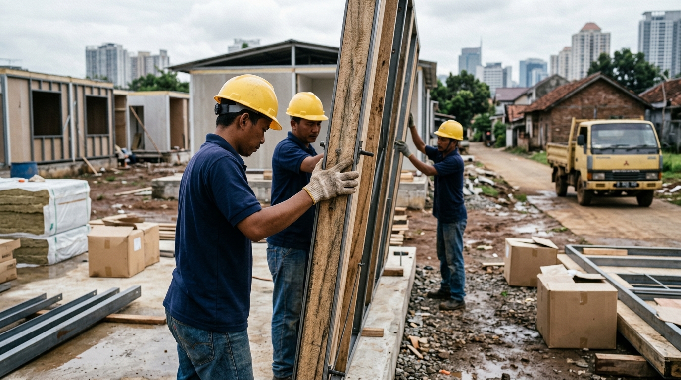 Inovasi Struktur Rumah Prefabrikasi Dan Efisiensi Biaya