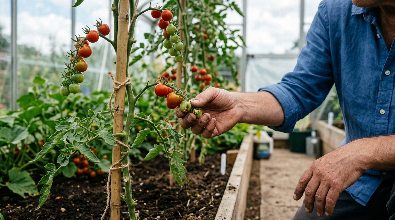 Blossom End Rot on Gardeners Delight Tomatoes Stopped with Chempak Calcium Feed