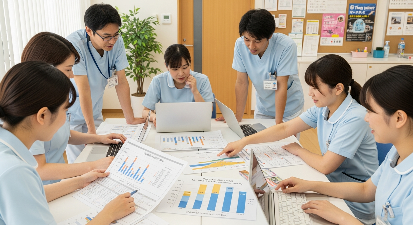 介護サービス事業所の規模と介護福祉士給与の相関分析