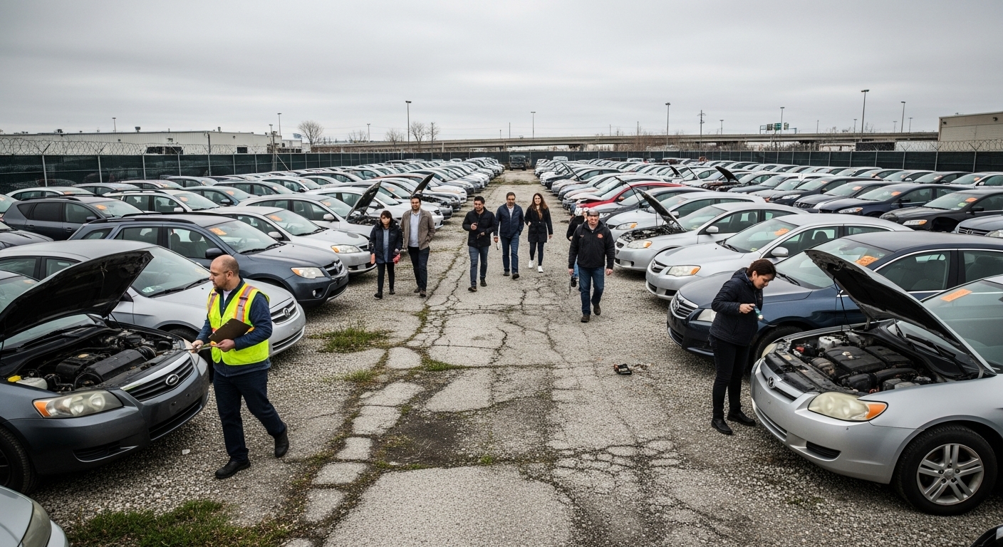 ການຄົ້ນຫາພາຫະນະທີ່ຖືກຍຶດເພື່ອຂາຍ