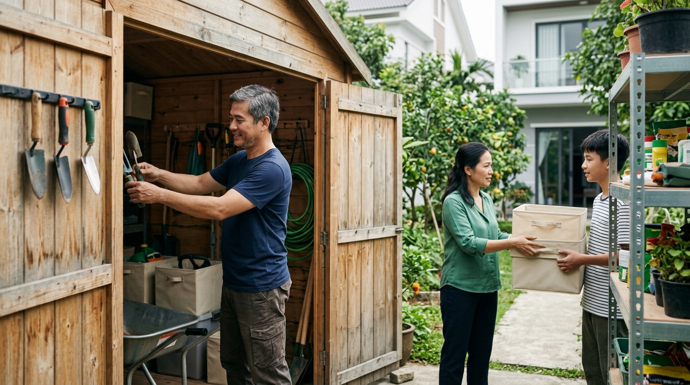 Xu hướng lưu trữ ngoài trời cho gia đình