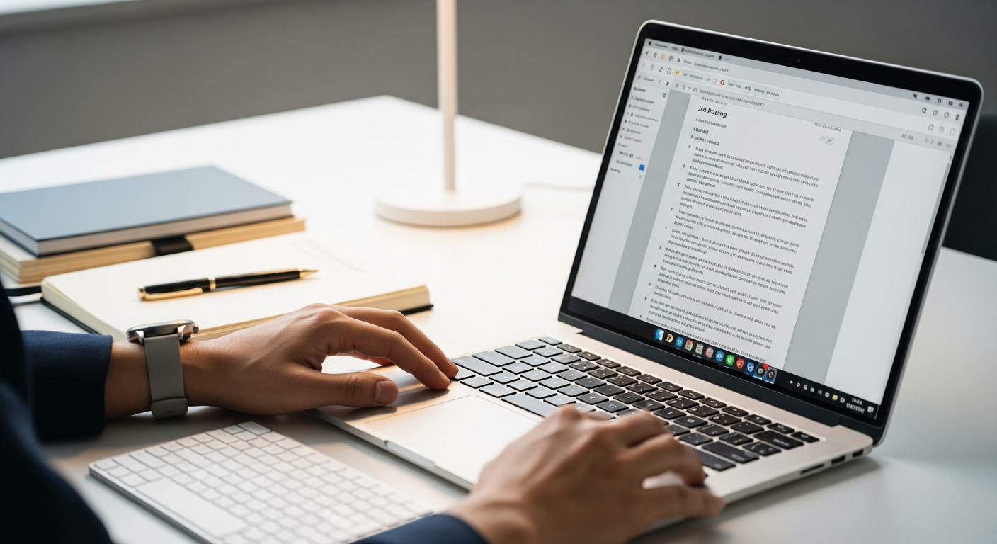 Dicas de formatação para documentos de candidatura