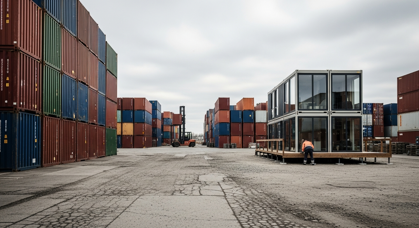 ความผันผวนของราคาตู้คอนเทนเนอร์ในภาคอสังหาริมทรัพย์