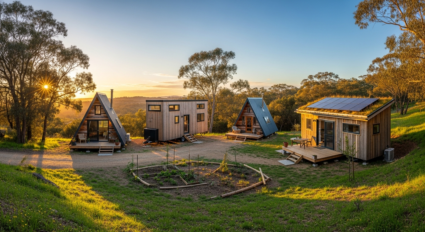 Vivre simplement: exploration des maisons à faible empreinte