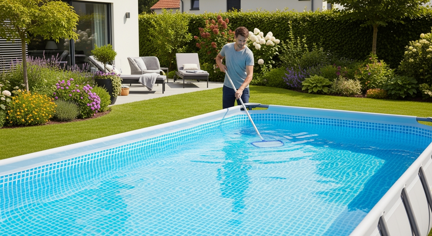 Pohodlí domova: Vlastní bazén bez starostí.