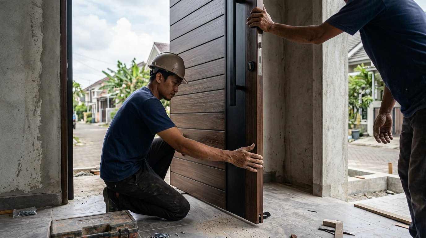 Inspirasi Pintu Moden Untuk Rumah Minimalis