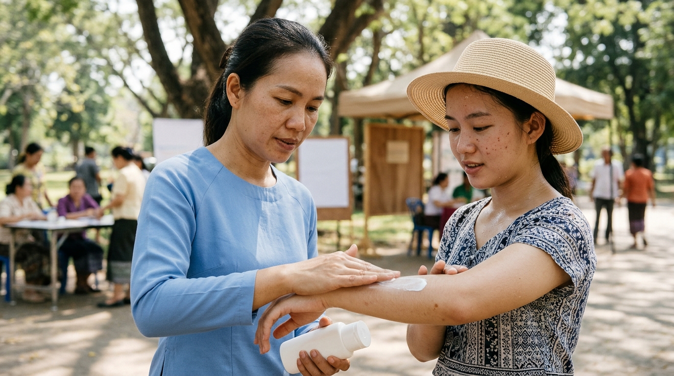 ສຸຂະພາບຜິວໜັງແລະການປົກປ້ອງຈາກແສງແດດ
