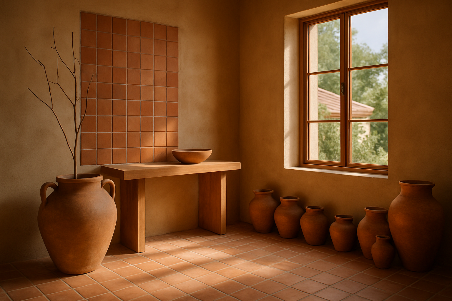 "Revamping Interiors with Timeless Terracotta: A Historical and Modern Perspective"