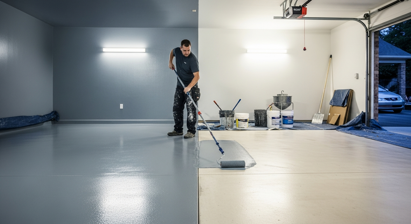 เปรียบเทียบสารเคลือบพื้นโรงรถ: อีพ็อกซี่กับวัสดุอื่น