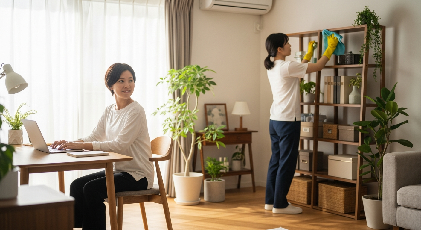 สร้างสมดุลชีวิตด้วยการมอบหมายงานดูแลที่พัก