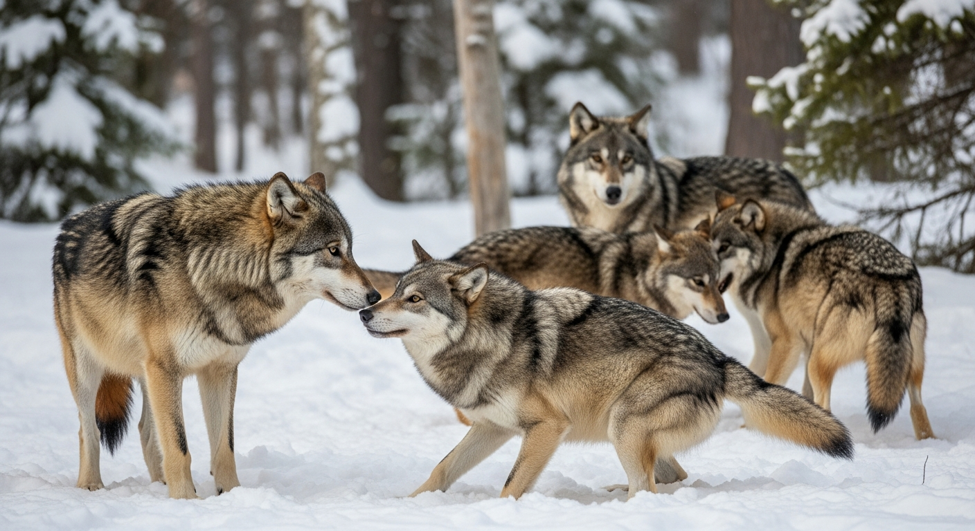 Unveiling the Social Structures of Wolf Packs