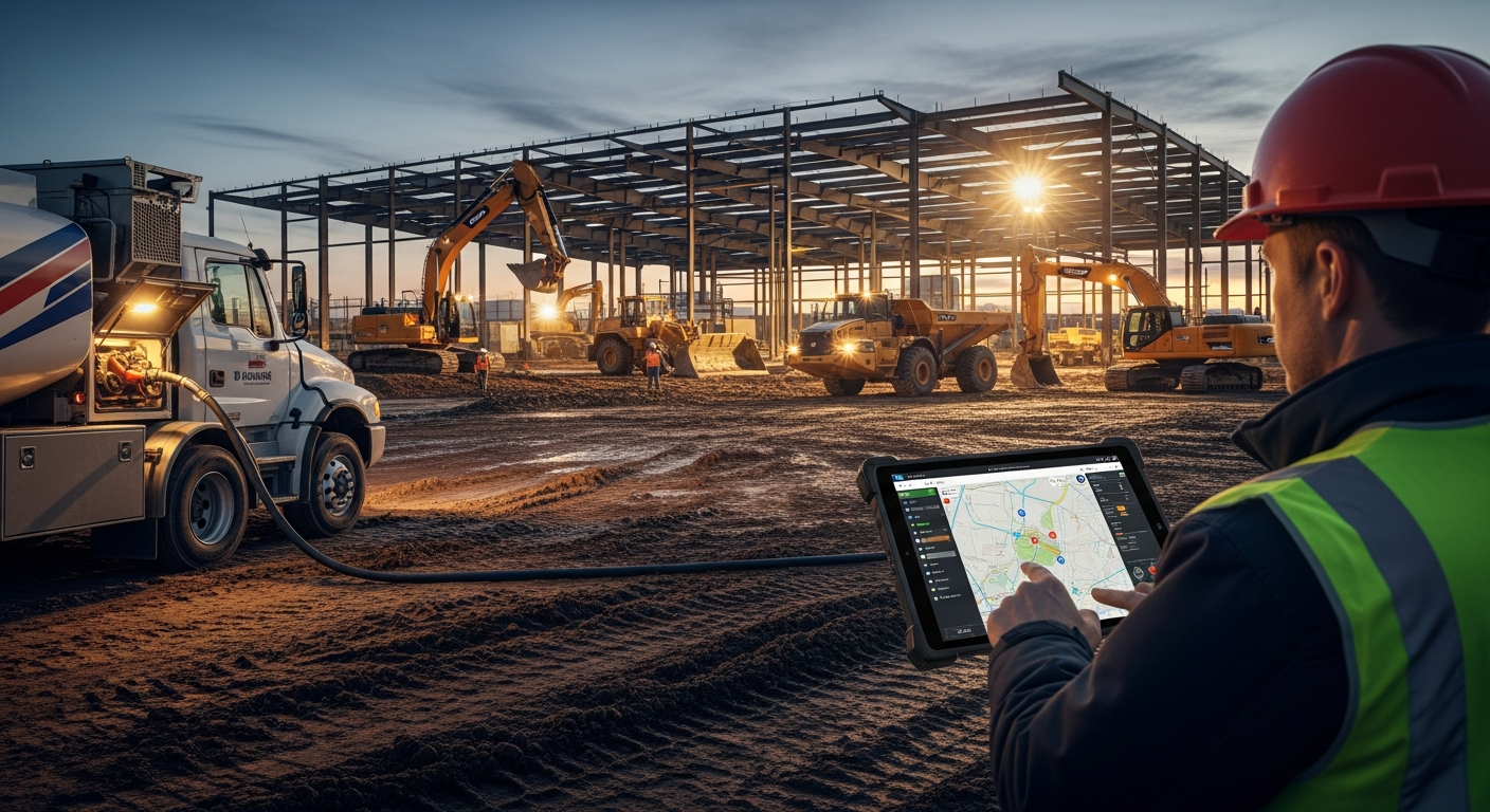 Gestione efficiente della flotta in cantieri complessi