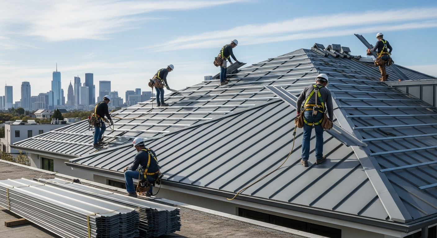 Kelebihan Menggunakan Atap Logam Untuk Kediaman Moden