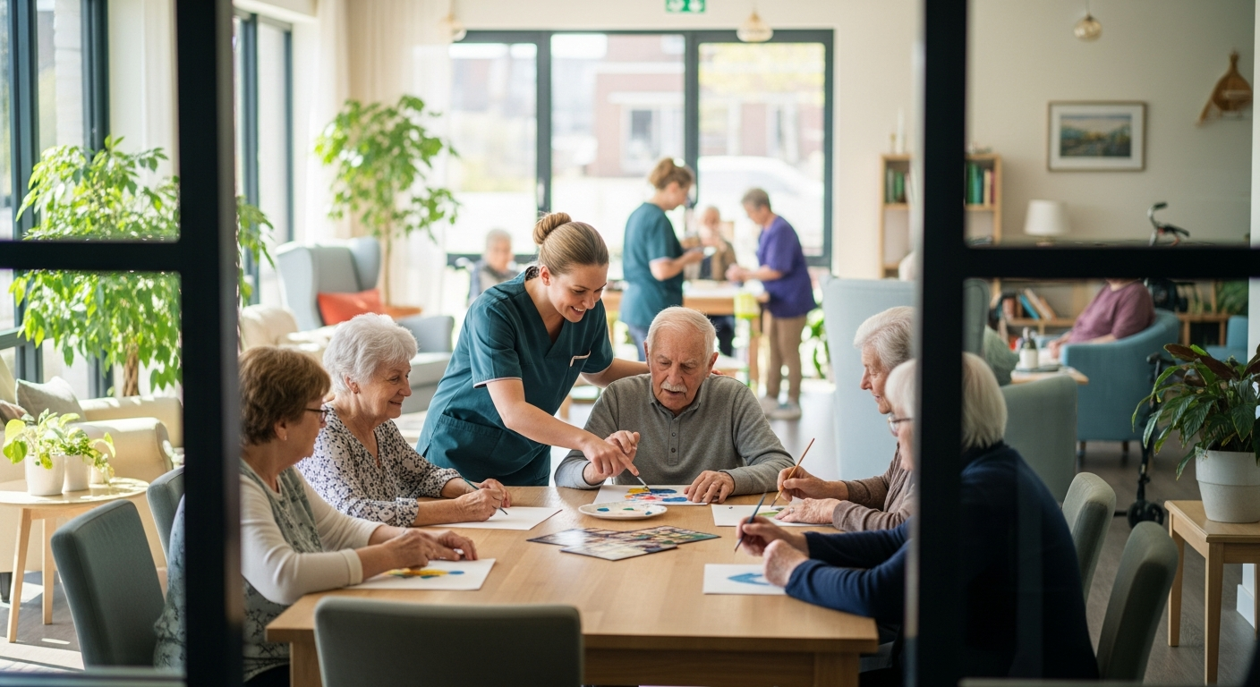 居住施設における社会交流の促進