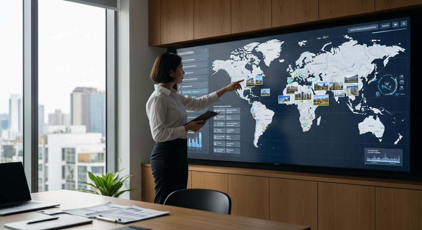 Etsi asuntoja eri puolilta maailmaa