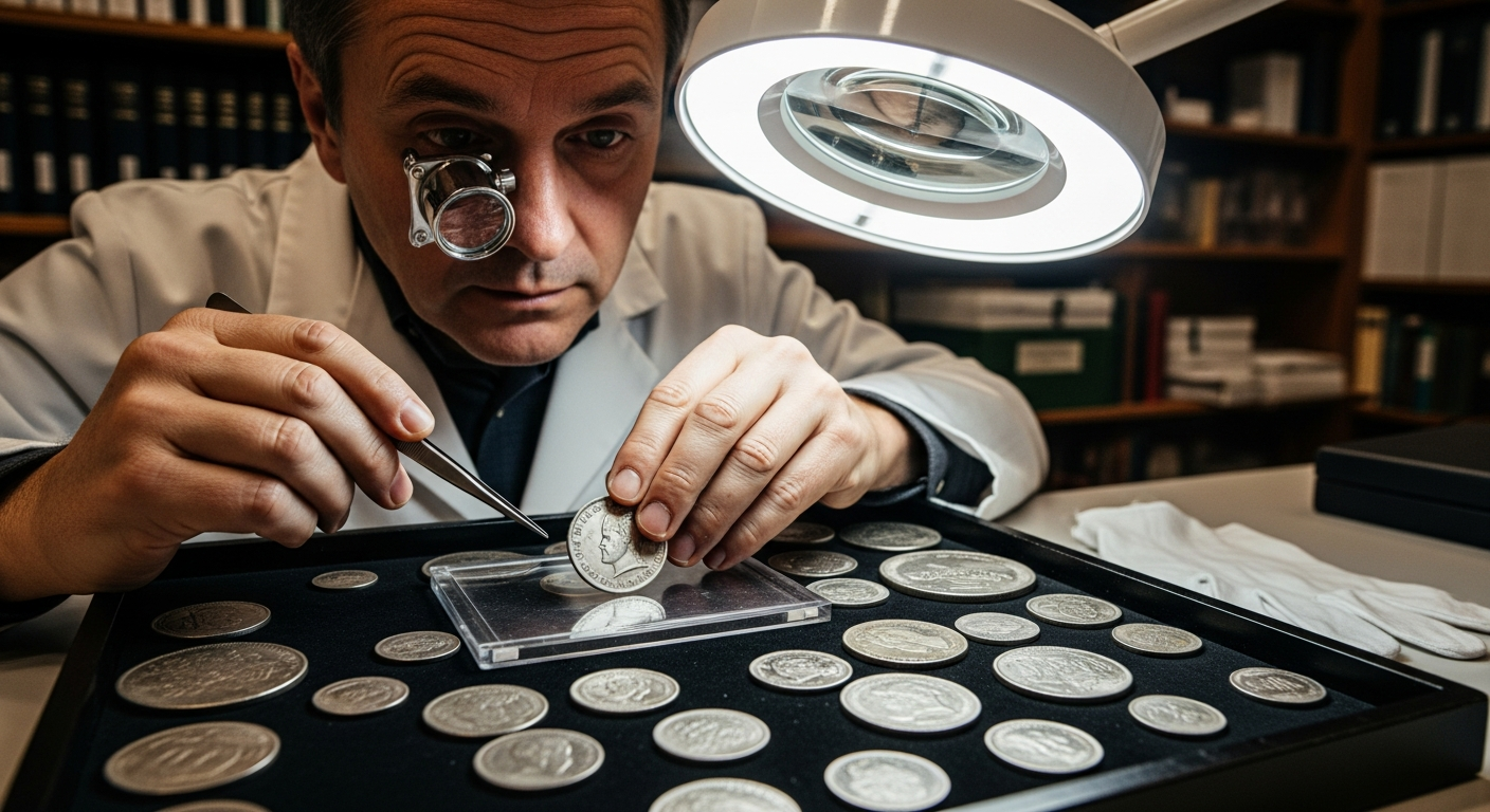 Hur man fastställer skicket på äldre mynt