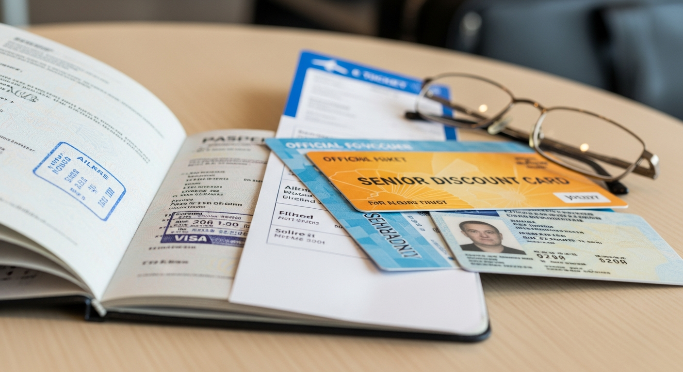 เอกสารที่จำเป็นสำหรับการรับส่วนลดค่าเครื่องบินของผู้สูงอายุ