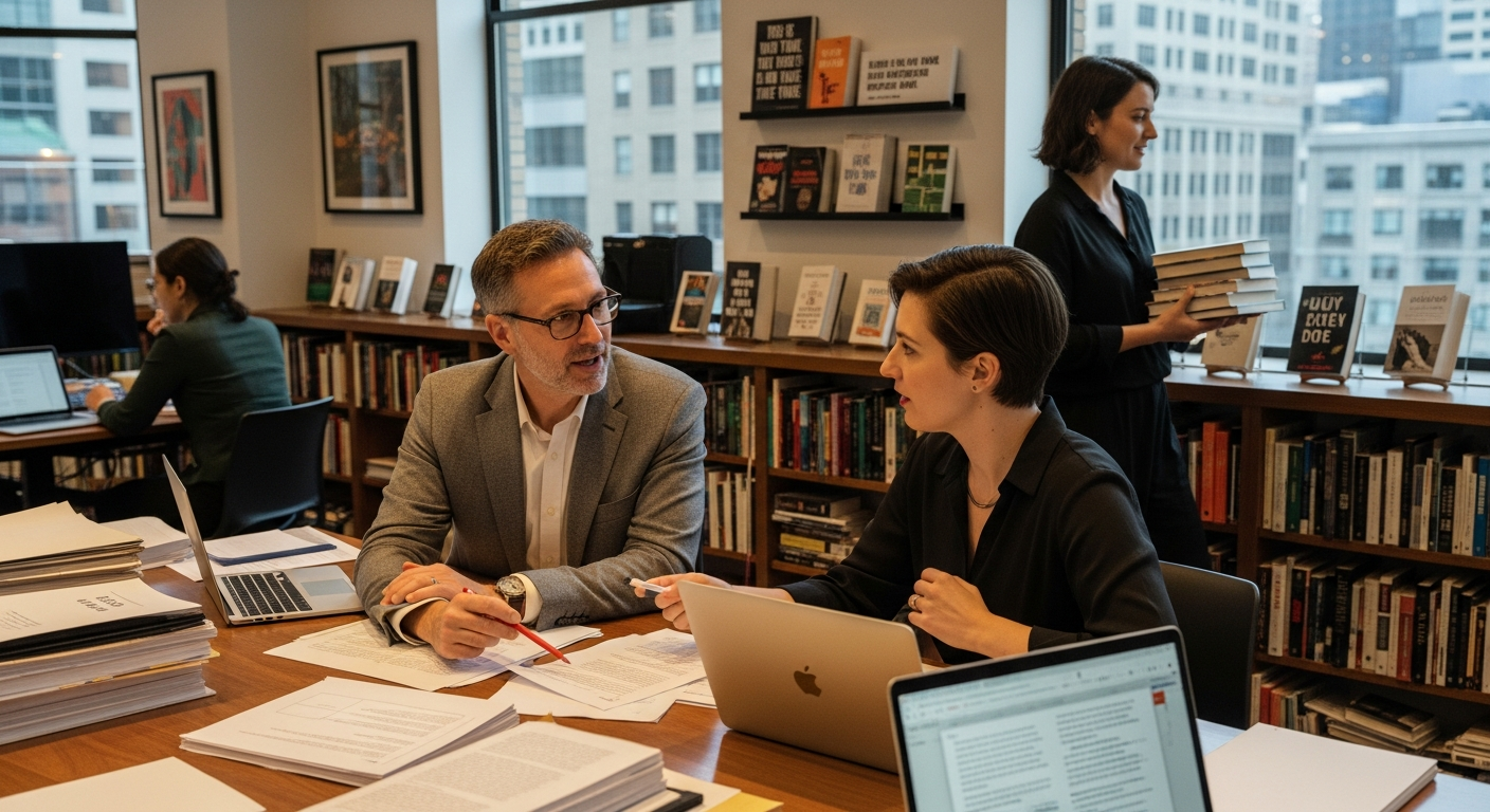 The journey of written works from concept to publication