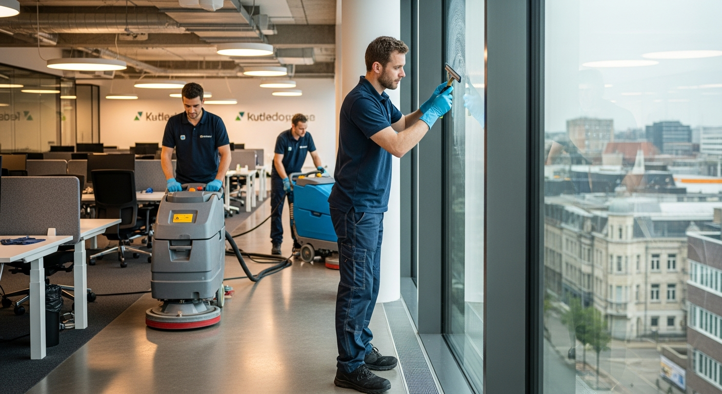 Schoonmaakonderhoud voor winkels en kantoren in Antwerpen