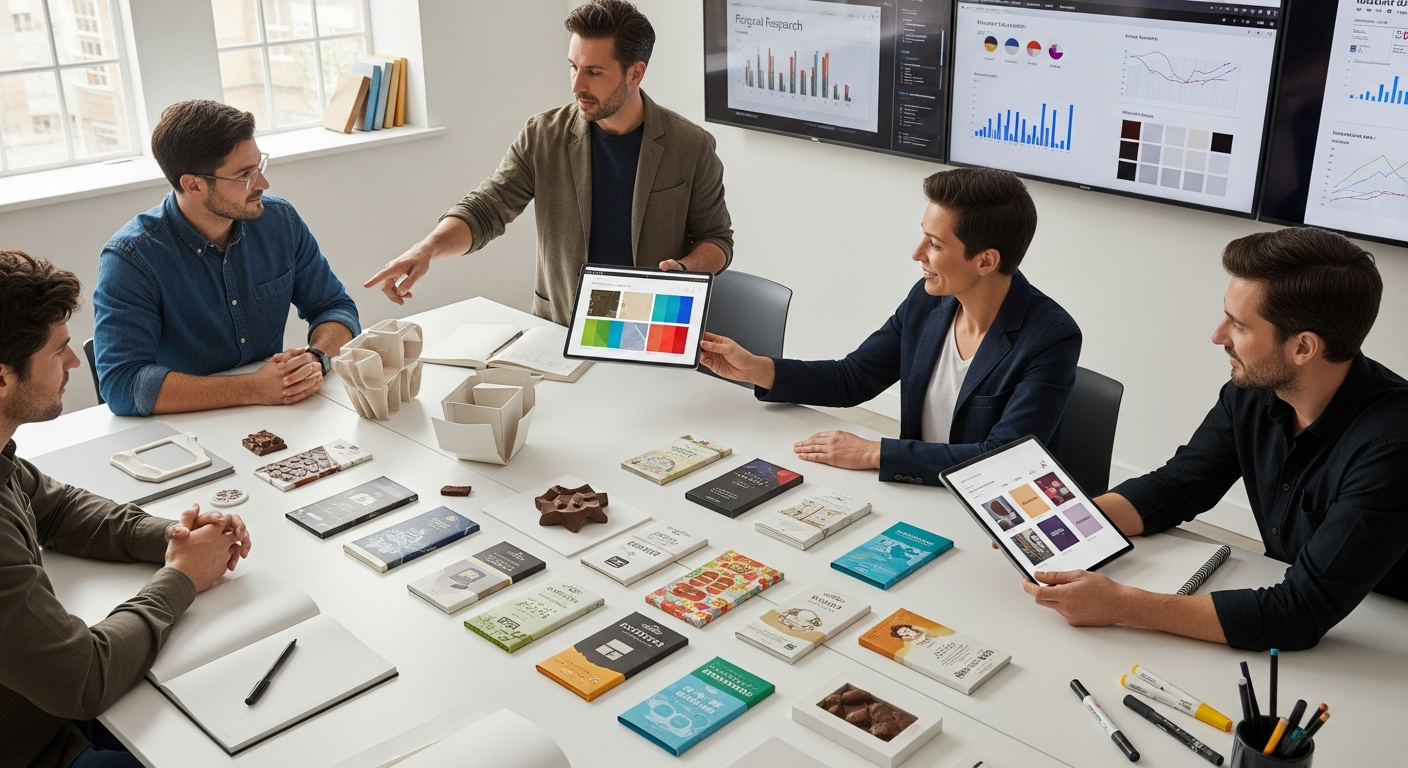 De rol van verpakkingen in mondiale chocolade-marketing