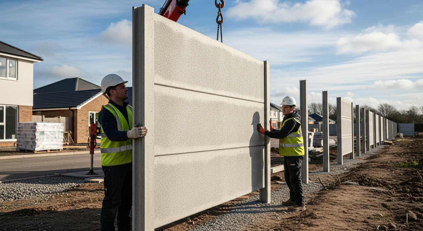 การประยุกต์ใช้แผงรั้วสำเร็จรูปในโครงการจัดสรร