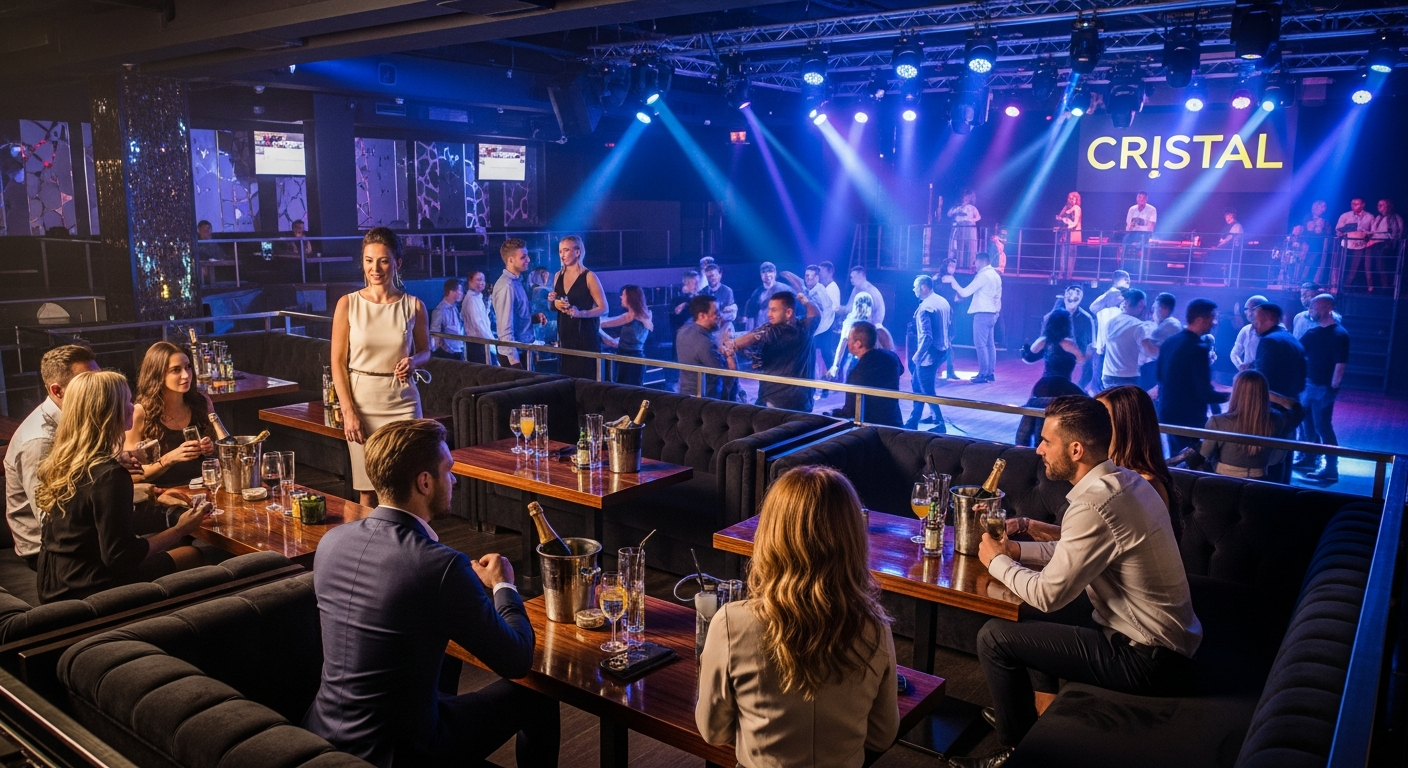 Rezervirajte svoj VIP stol u Dance Club Cristal