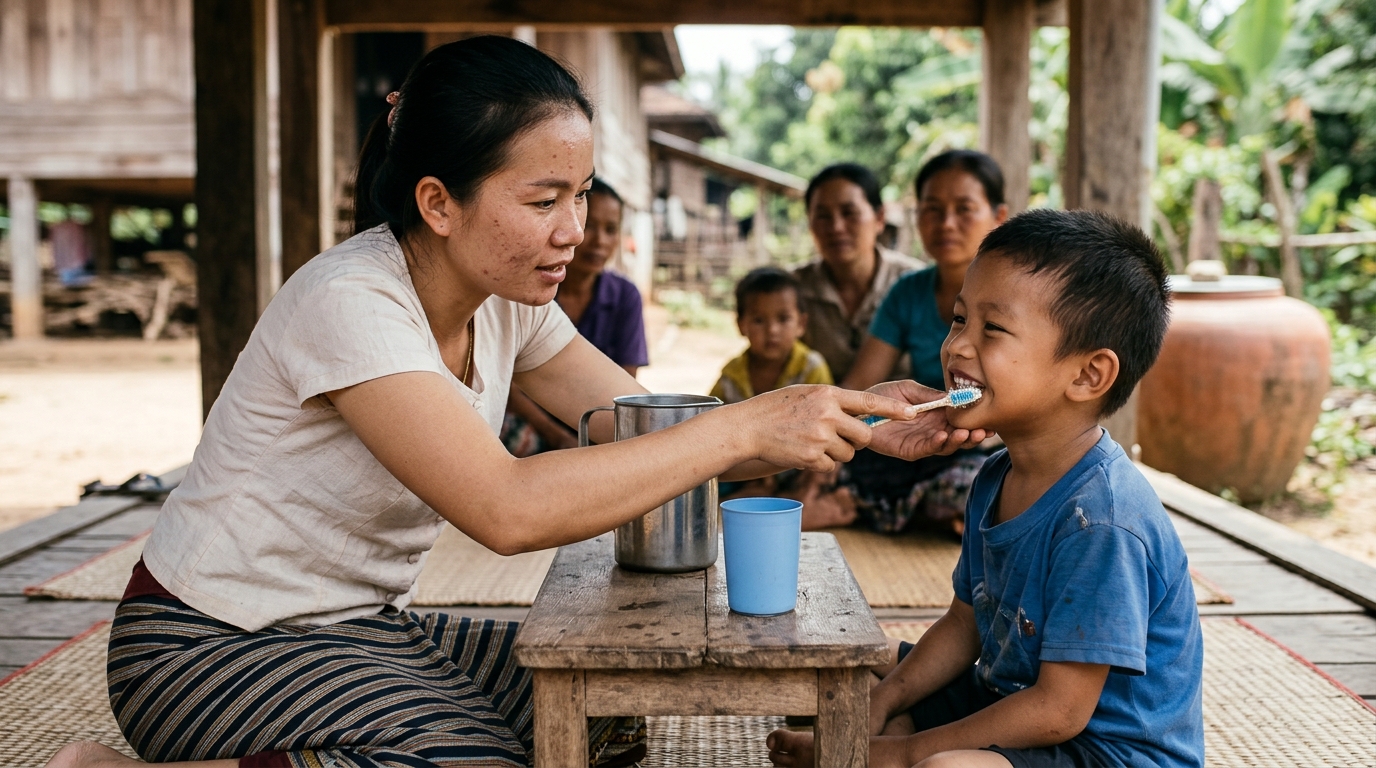 ຂໍ້ແນະນຳໃນການຮັກສາແຂ້ວໃຫ້ແຂງແຮງ