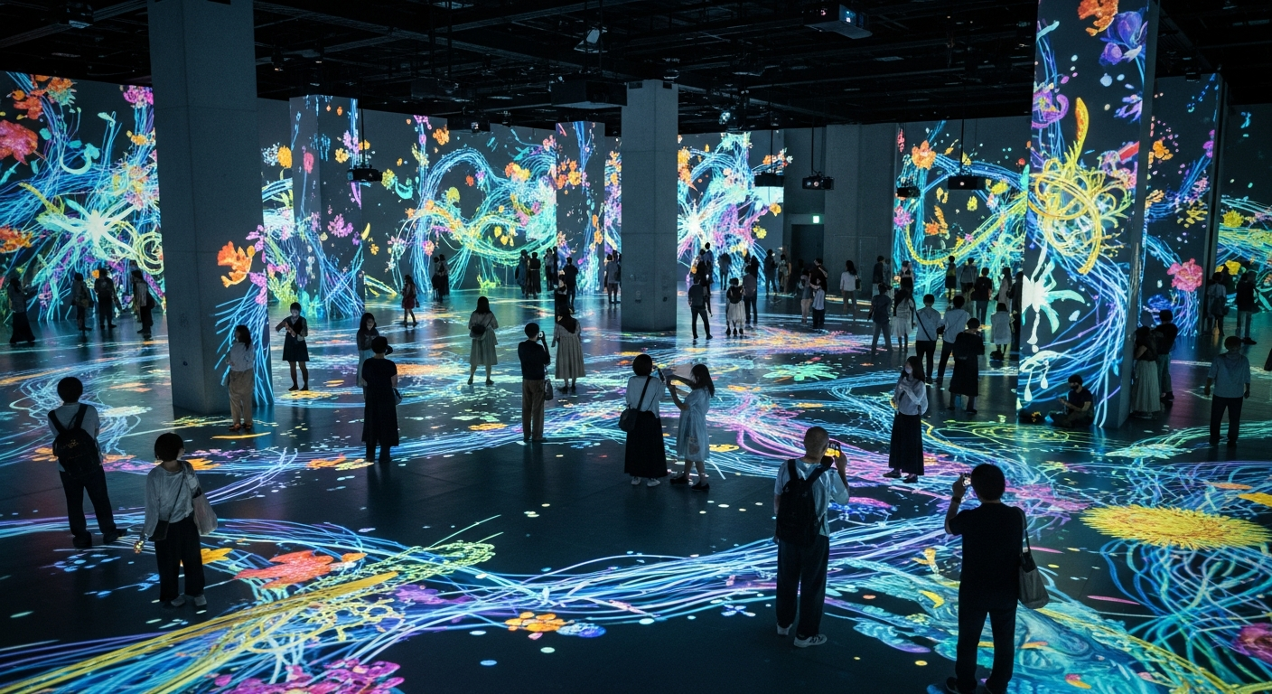 TeamLab Borderless Draws 2 Million Visitors to Immersive Digital Worlds