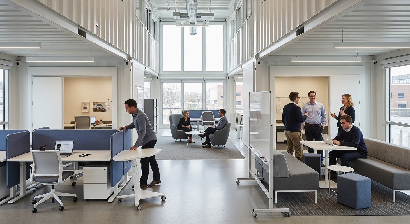 พื้นที่ทำงานแบบยืดหยุ่นรองรับความต้องการธุรกิจ