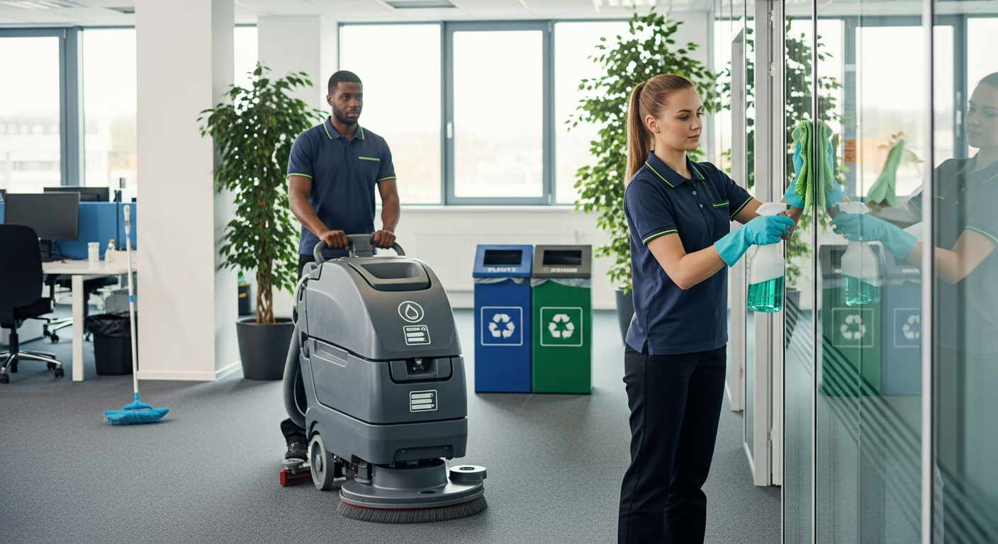 Udržitelné metody úklidu pro mezinárodní podniky