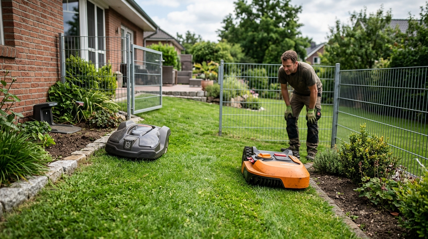 Husqvarna Automower 305 Compared Against Worx Landroid M500 for Small Lawns